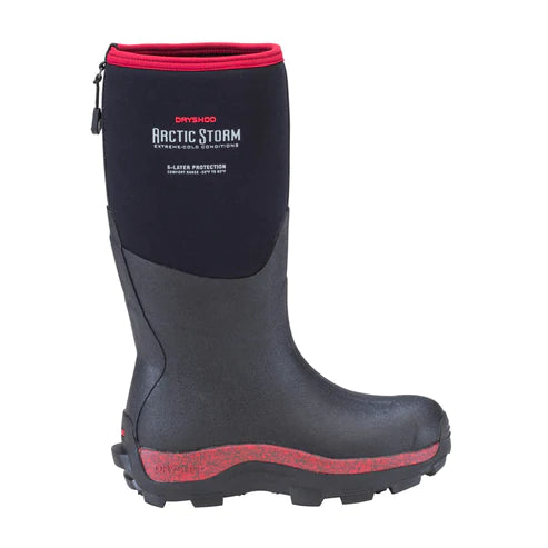 Dryshod Women's Arctic Storm High Boots - Black/Cranberry