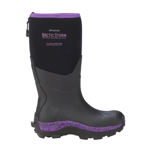 Dryshod Women's Arctic Storm High Boots - Black/Purple