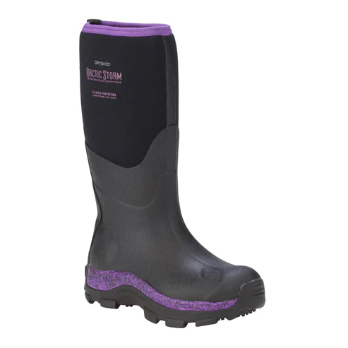 Dryshod Women's Arctic Storm High Boots - Black/Purple