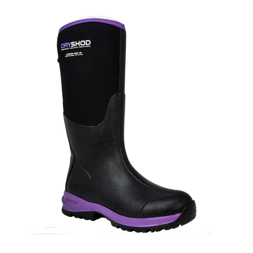 Dryshod Women's Legend MXT High Boots - Black/Purple