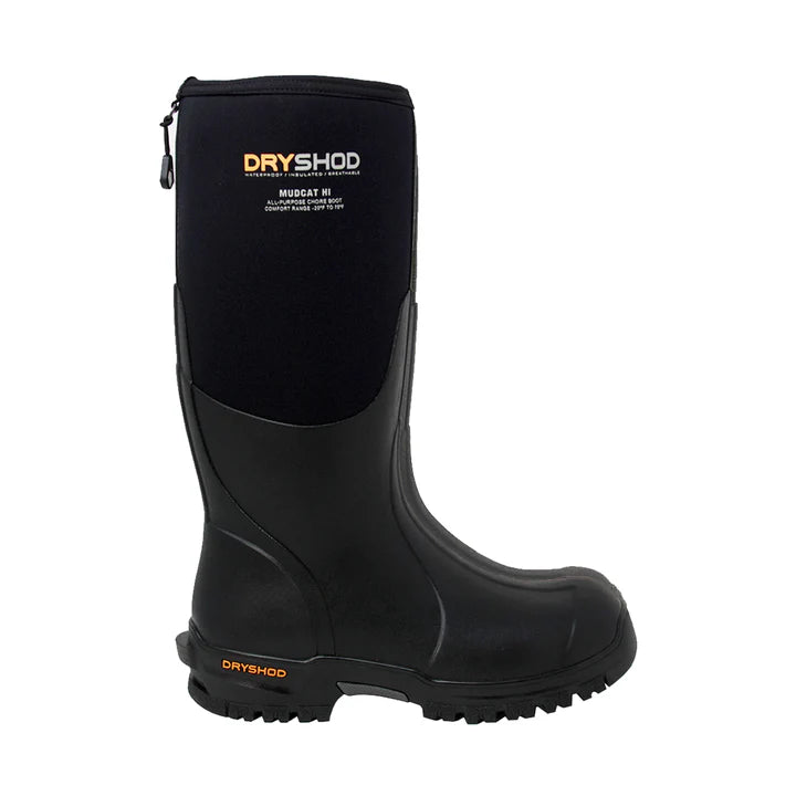 Dryshod Men's Mud Cat High Black