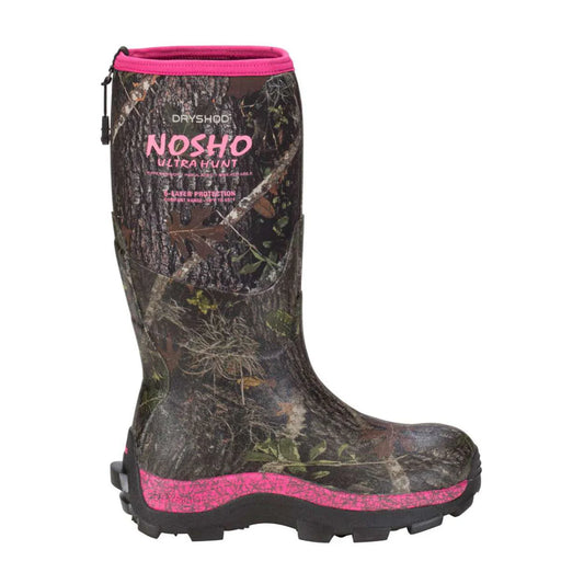 Dryshod Women's Nosho Ultra Hunt High - Pink Camo