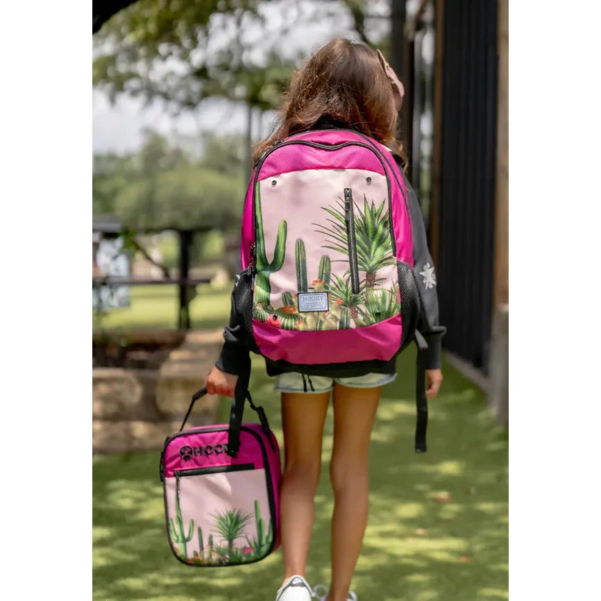 Hooey Cactus Scene Lunchbox- Pink
