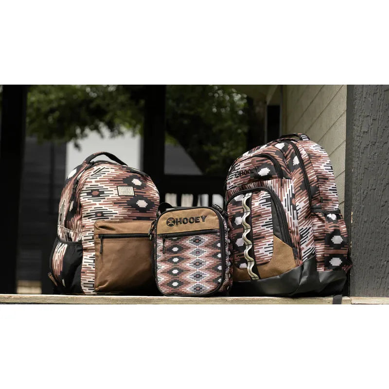 Hooey Ox Aztec Print Backpack-Tan/Black