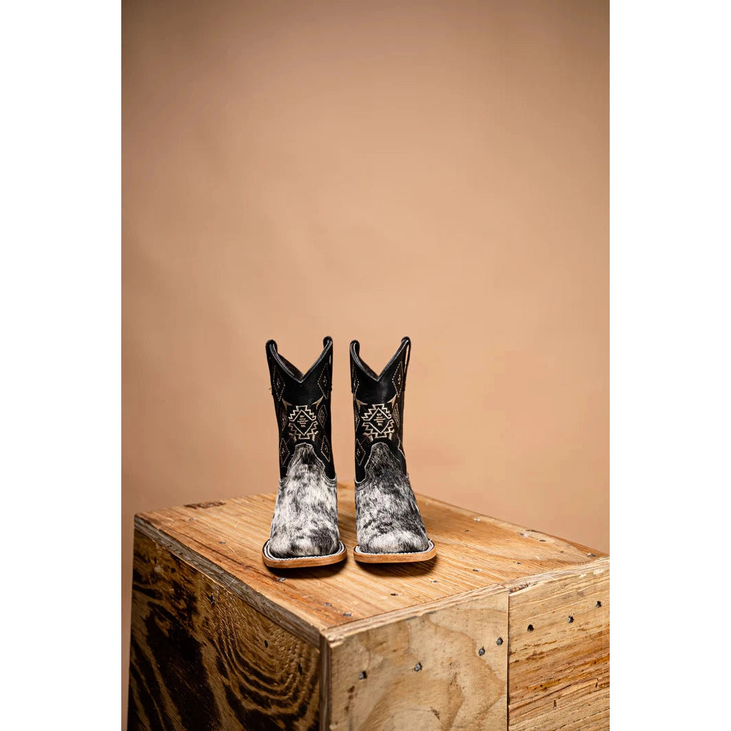 Rock'em Kid's Little Boy AZTEC Cowhide Boots