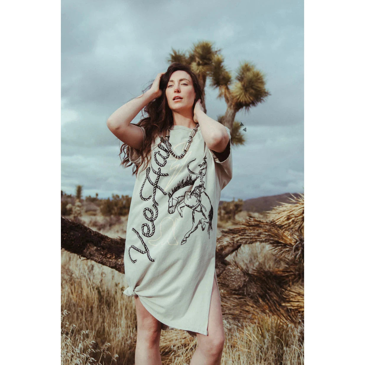 2 Fly Women's Yeepee Ye Haw Max Dress - Cream