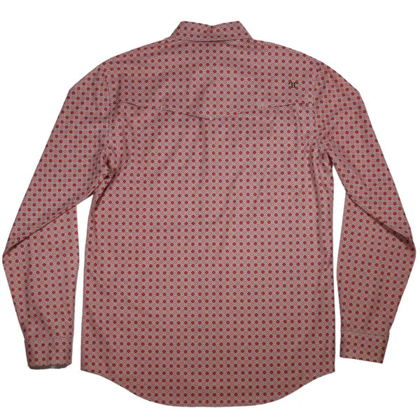 Ferrell Men's The Kevin Long Sleeve Snap Shirt - Red