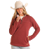 Powder River Women's 1/4 Zip Berber Lined Pullover - Rose