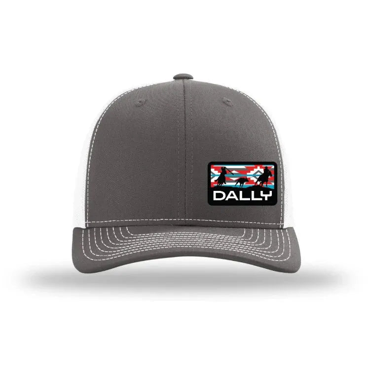 Dally Up Caps Dally 743 Cap- Charcoal/White