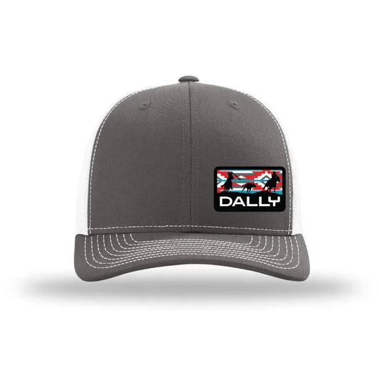 Dally Up Caps Dally 743 Cap- Charcoal/White