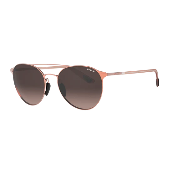 BEX Demi OTG Sunglasses- Rose Gold/Brown