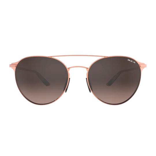BEX Demi OTG Sunglasses- Rose Gold/Brown