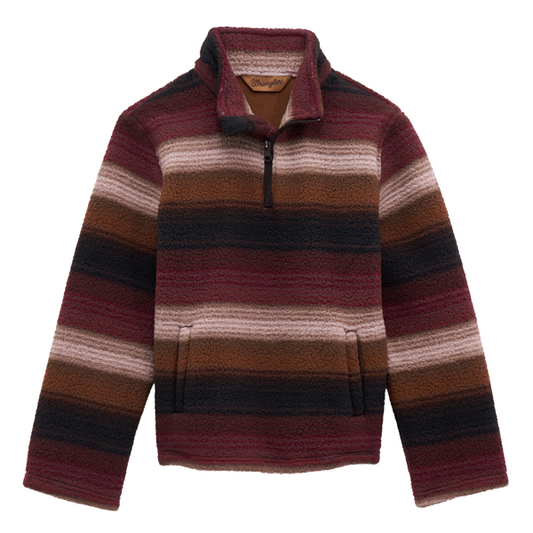Wrangler Boys Hay Away 1/4 Zip Sherpa Sweatshirt- Multi