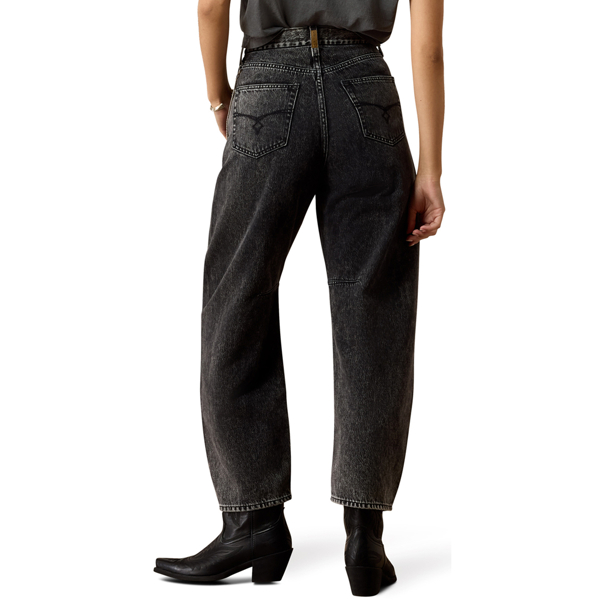 Ariat Women's Midnight Lux Barrel Jean-Black