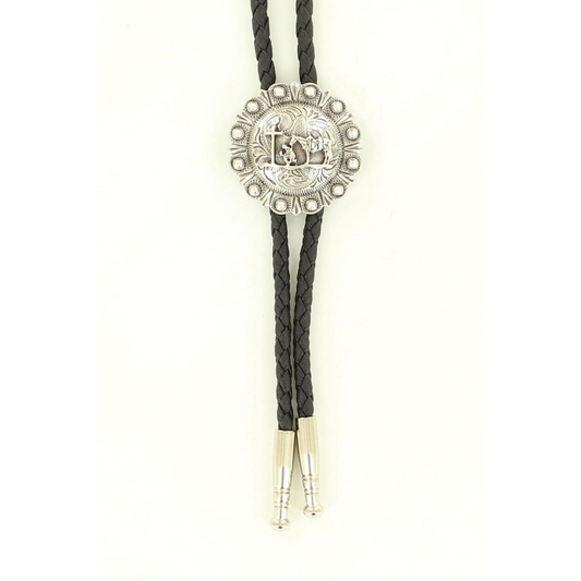 Double S Bolo Tie - Cowboy Prayer