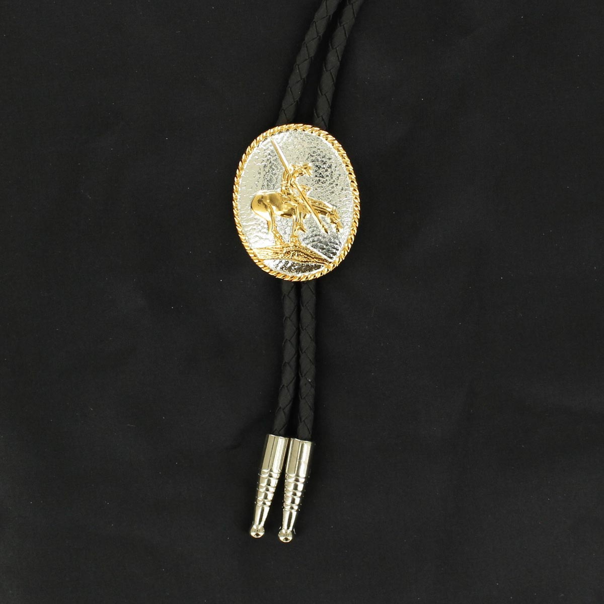 Double S Bolo Tie - End of Trail