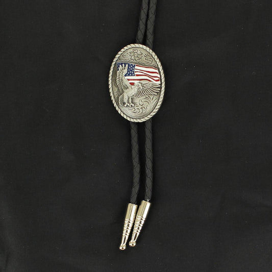 Bolo Eagle w/USA Flag