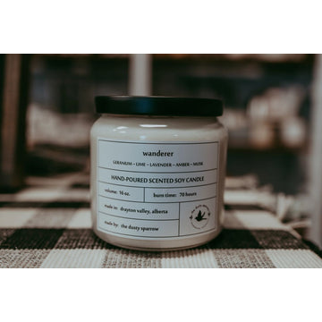 Dusty Sparrow 16oz Jar Candle