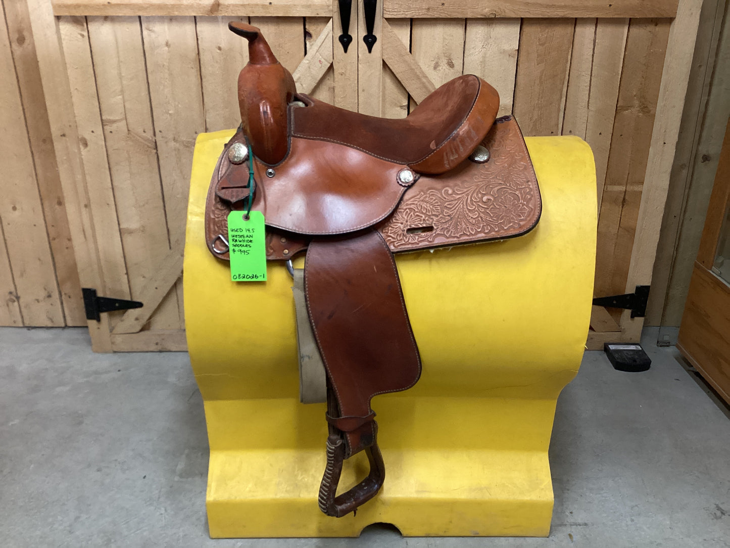 Used 14.5 Western Rawhide Saddle