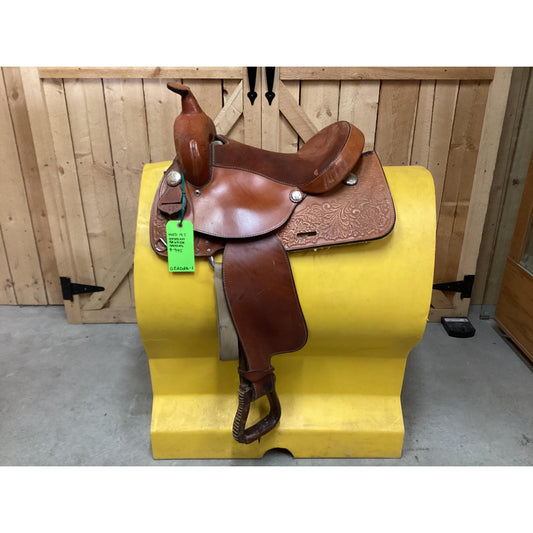 Used 14.5 Western Rawhide Saddle