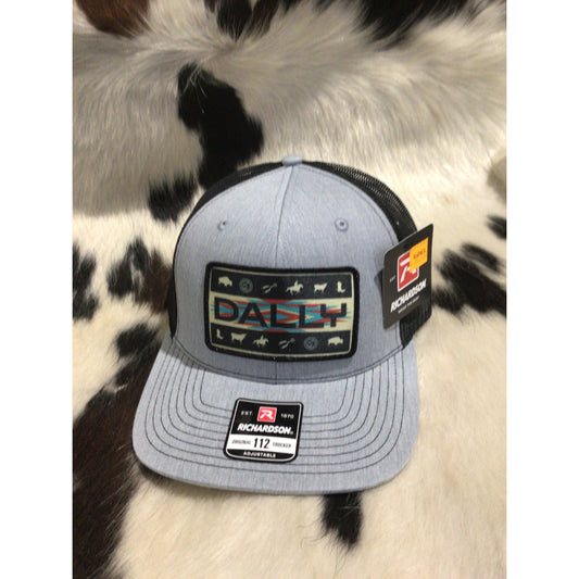 Dally Up Caps Dally Screenprint-Grey/Black