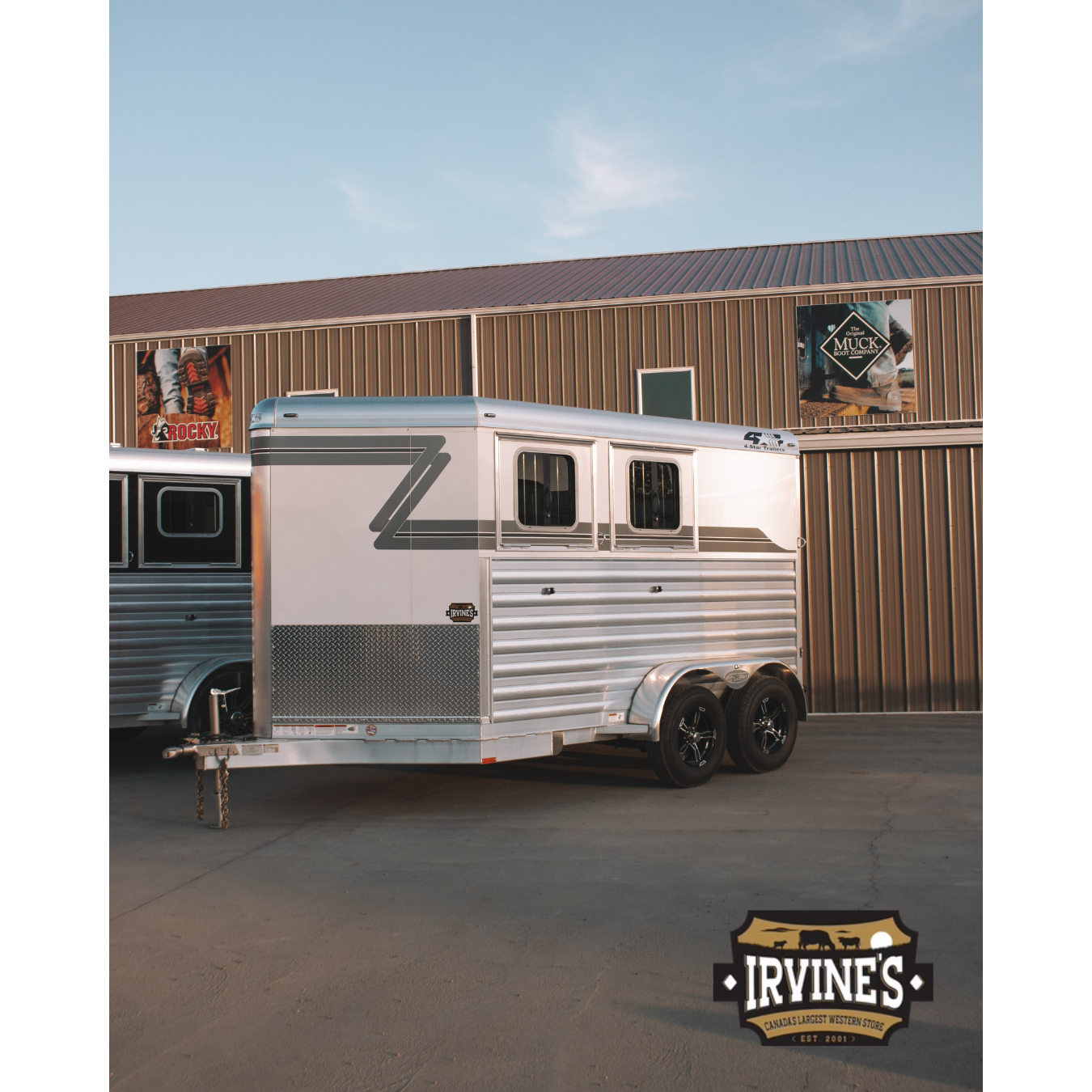 2026 4-Star 11' 2-Horse Slant Load Bumper Pull