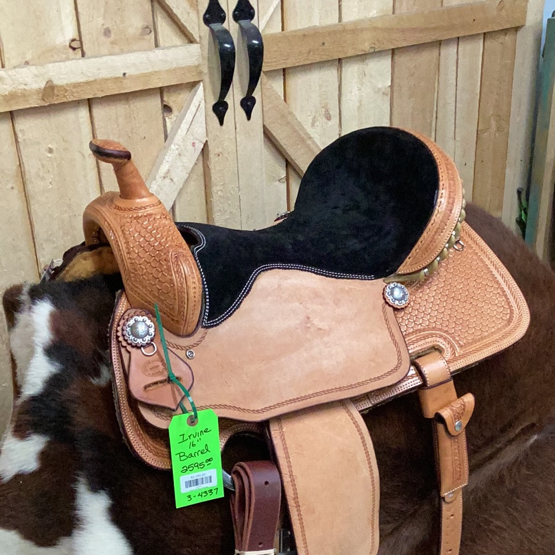 Irvine 16" Barrel Saddle