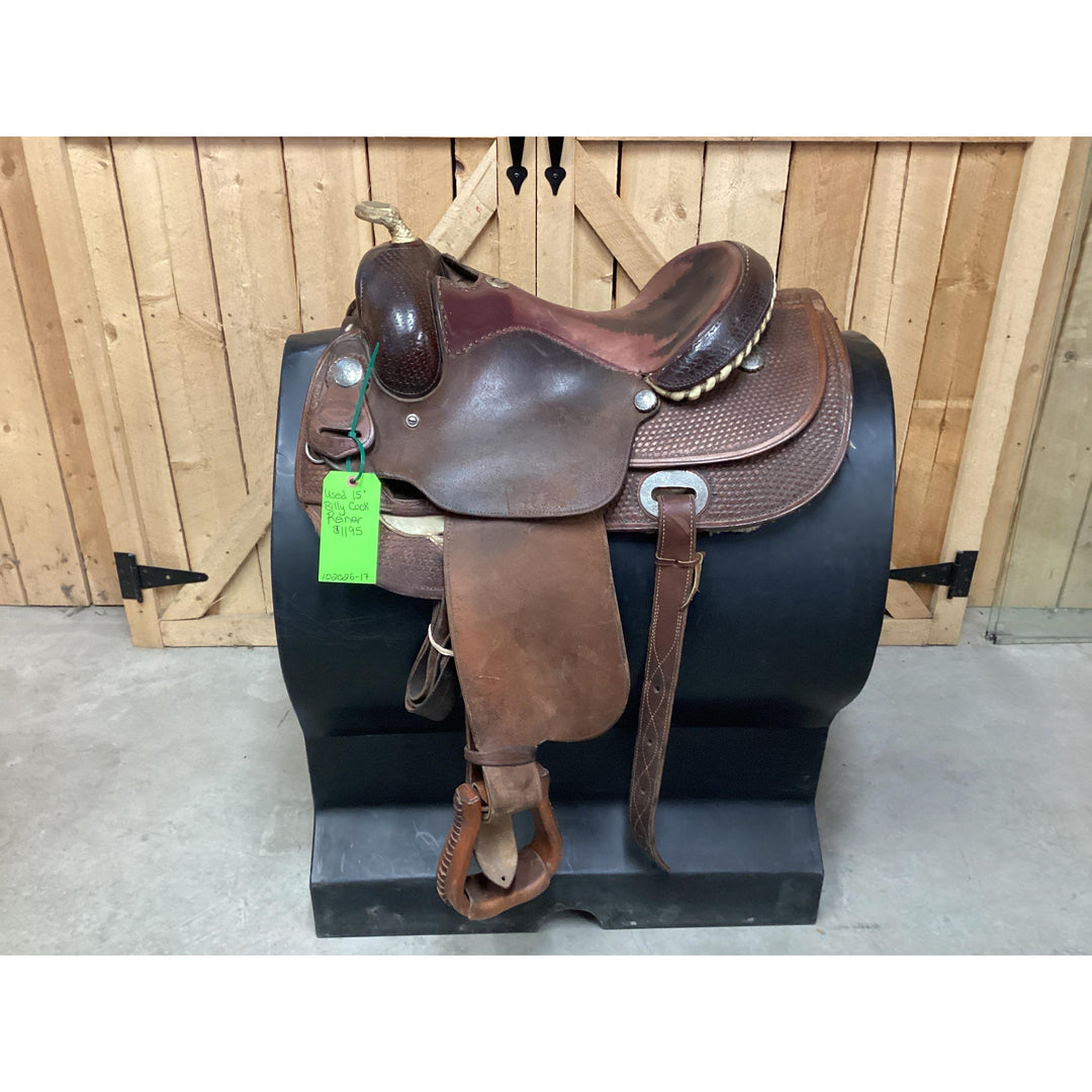 Used 15” Billy Cook Reiner Saddle