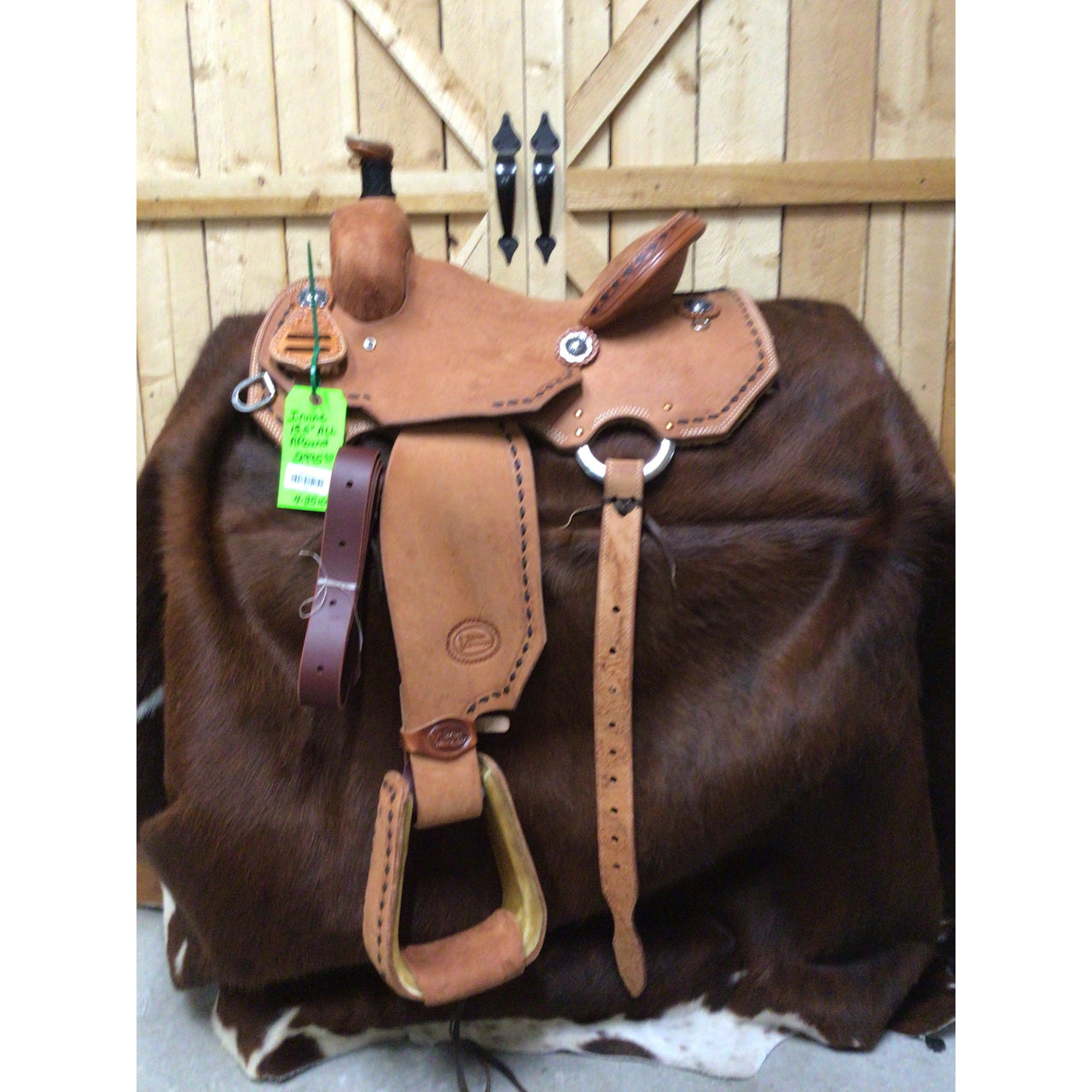 Aiken Tack Exchange - $275.00 SPECIAL OFFER!! Barnsby Raven Dressage  Saddle, 17 Seat, Extra Narrow Tree, Foam Panels Click here to go to the  website for more pics & info