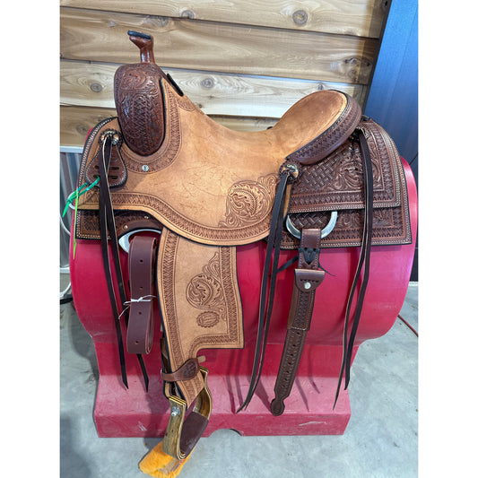 Irvine 16" Pro-Cowhorse Saddle