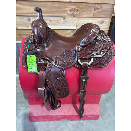 R.Ruelas  Custom 15" Ranch Cutting Saddle