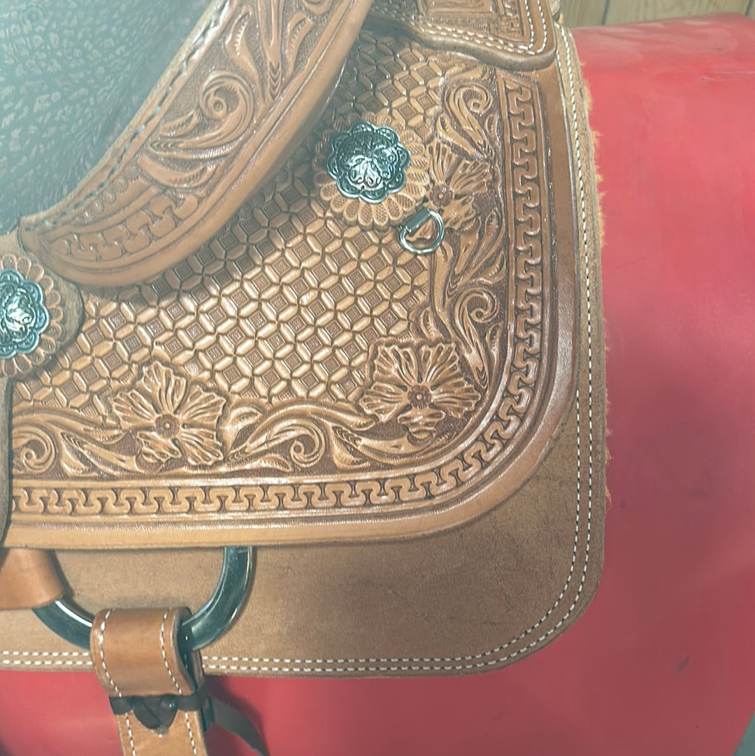 Irvine  16" Team Rope Saddle