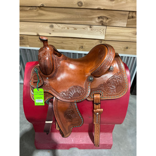 Irvine Custom 15.5" Cowhorse Saddle