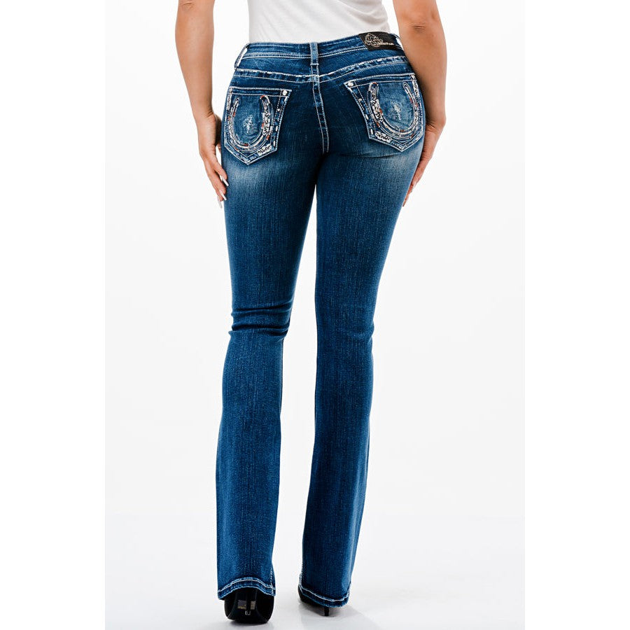 Grace in LA Women's Jeans - Horse Shoe