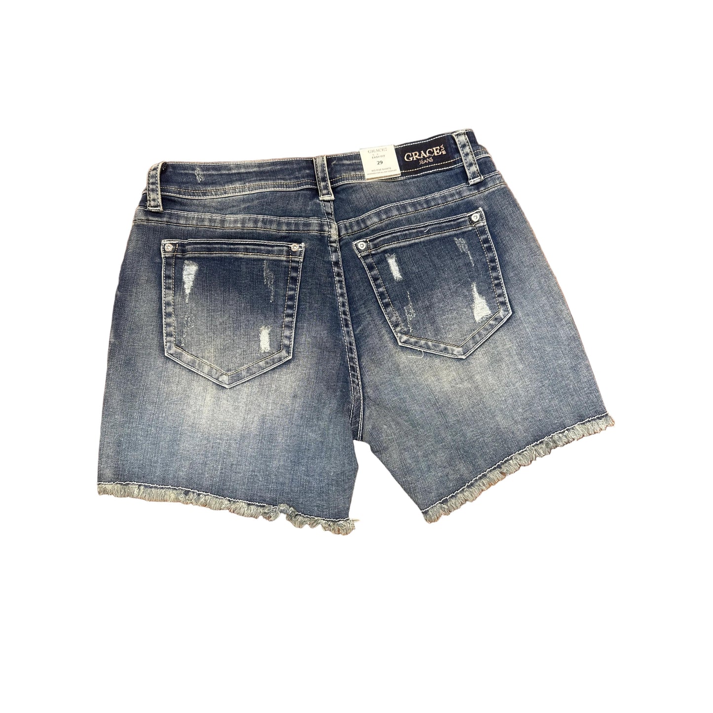 Grace in LA Women's Shorts- Embroidered