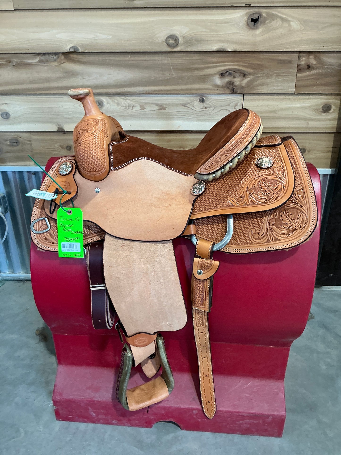 Irvine 15" Bowen Roping Saddle