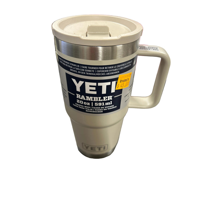 YETI Rambler 591 mL Travel Straw Mug with Straw Lid - Cape Taupe