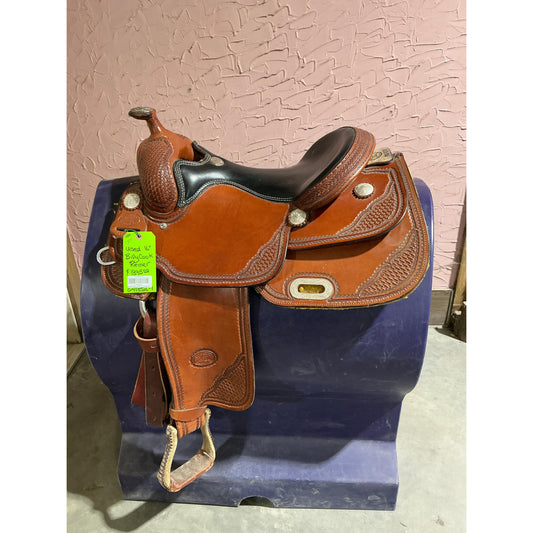 Used 16” Billy Cook Reining saddle