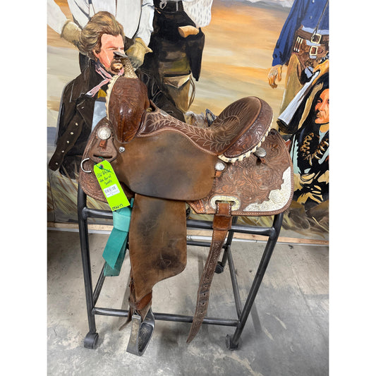 13 1/2" Billy Cook 2001 Barrel Saddle