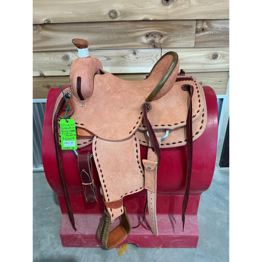 Irvine 14.5" Association Ranch Saddle--Full R/O w/ Buckstich