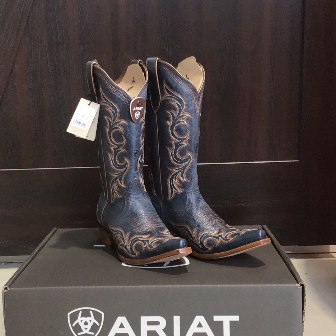 Ariat Women's Hazen Western Boot- Blueberry