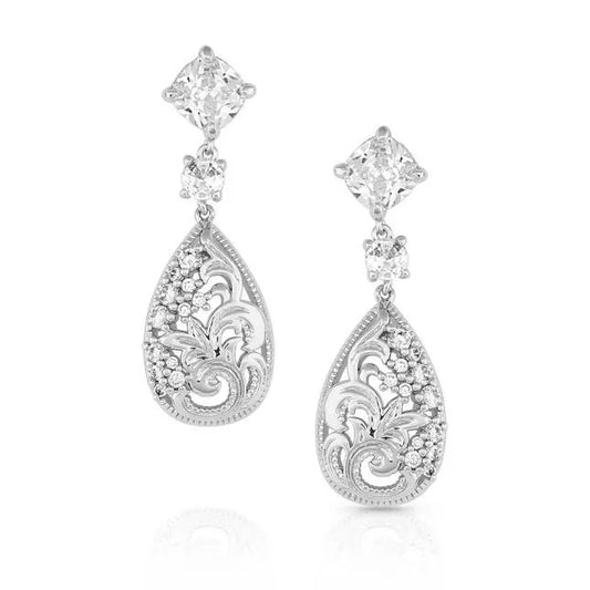 Montana Silversmith Moonlight Garden Crystal Earrings