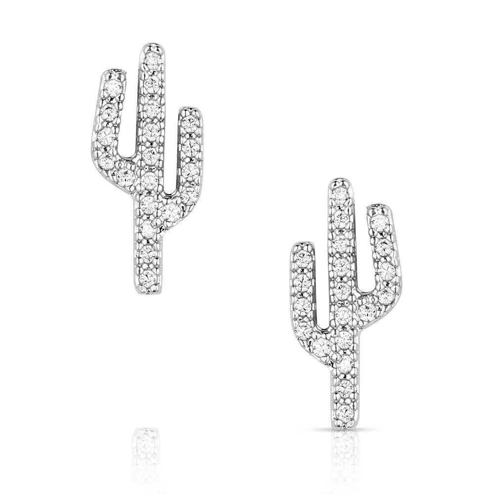 Montana Silversmith Women's Sparkling Saguaro Earrings