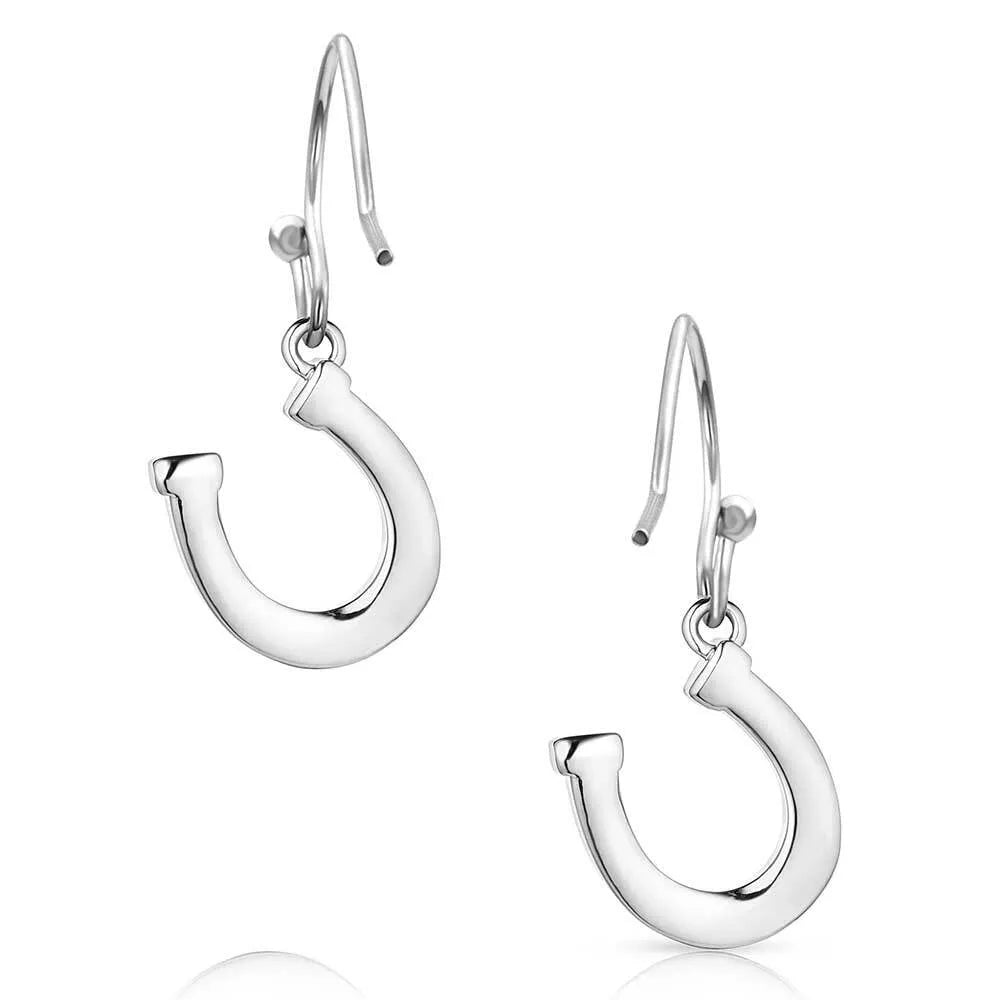 Montana Silversmith Women's Dainty Horseshoe Earrings