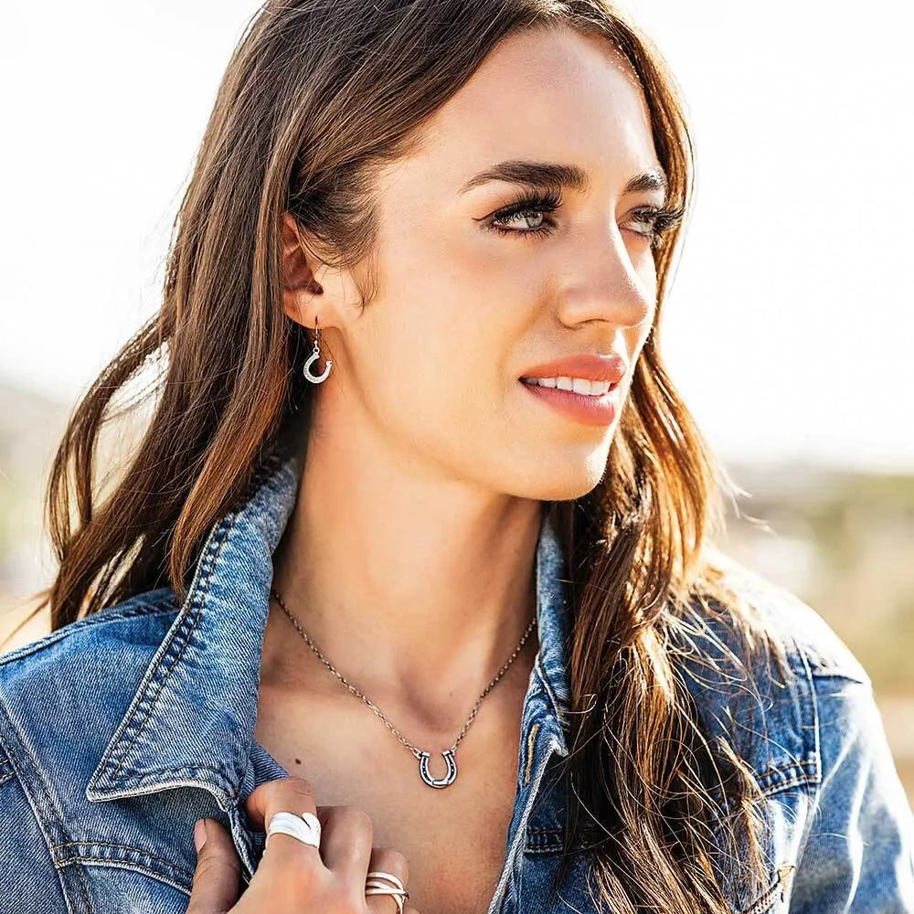 Montana Silversmith Women's Dainty Horseshoe Earrings