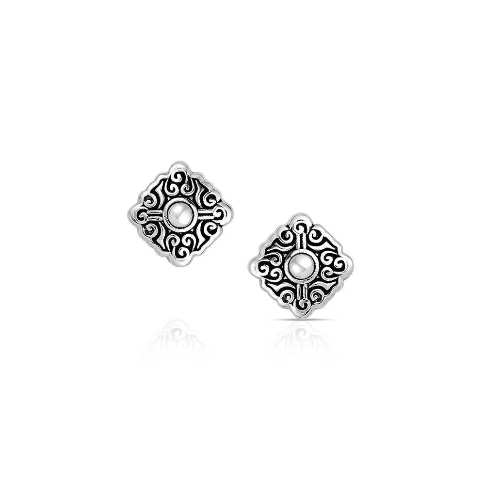 Montana Silversmiths Ridgeline Antiqued Earrings