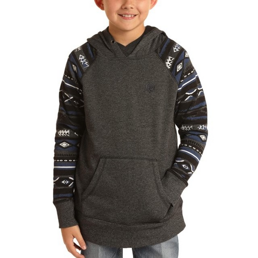 Rock & Roll Boys LS Hoodie 2 - Black