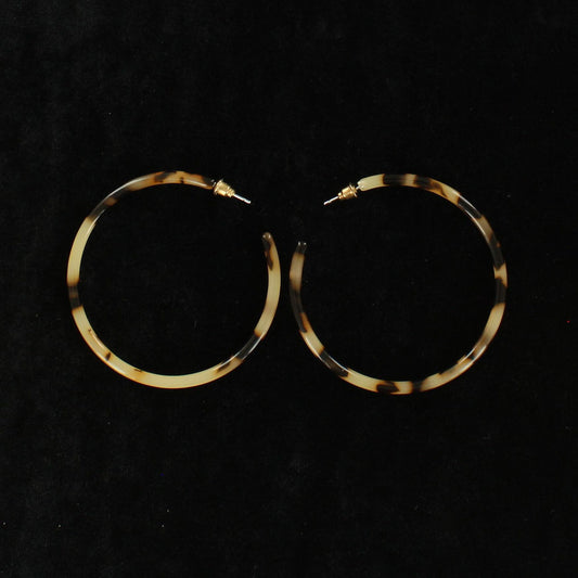 Blazin Roxx Hoop Earrings - Leopard Print