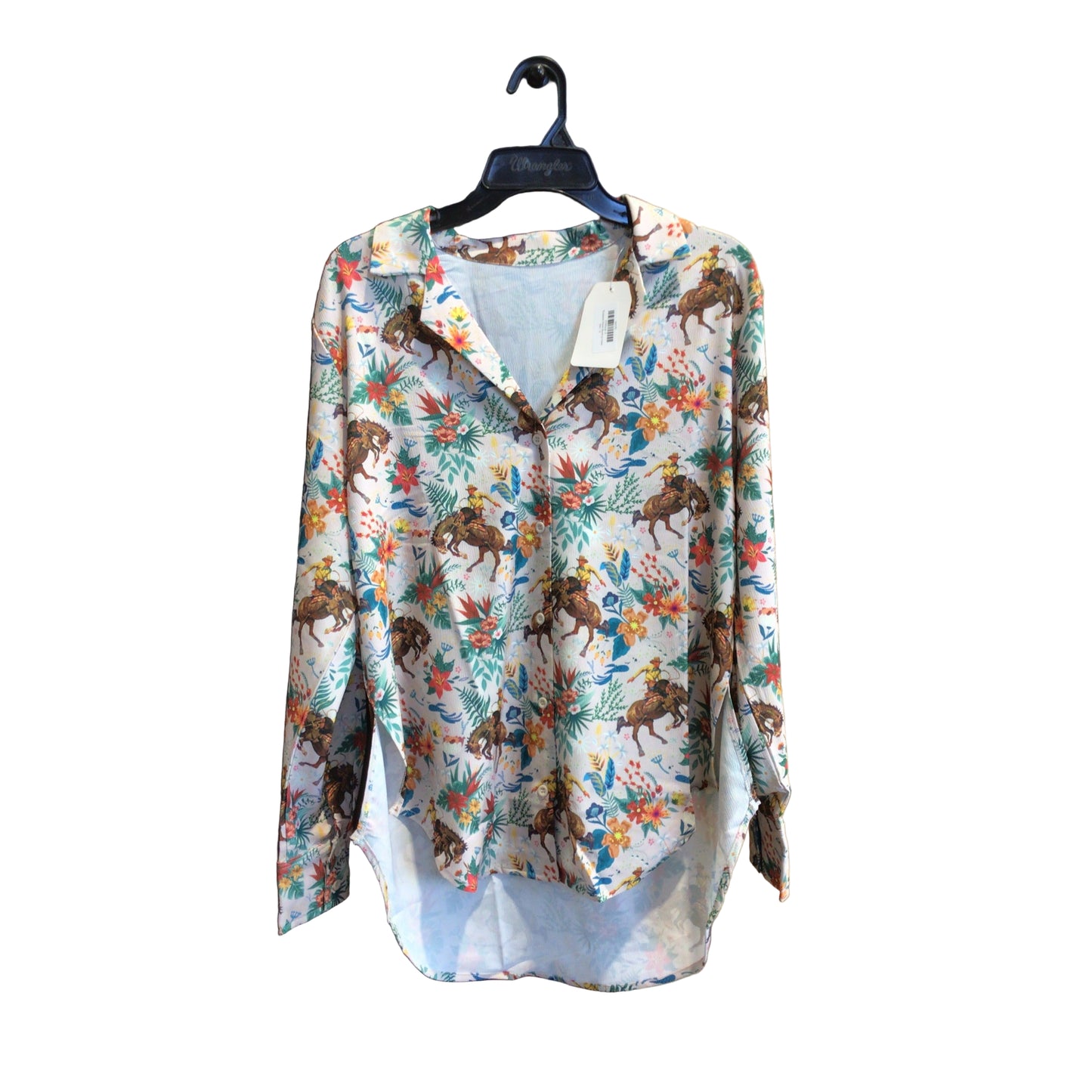 Turquoise Haven Bucking Horse Shirt