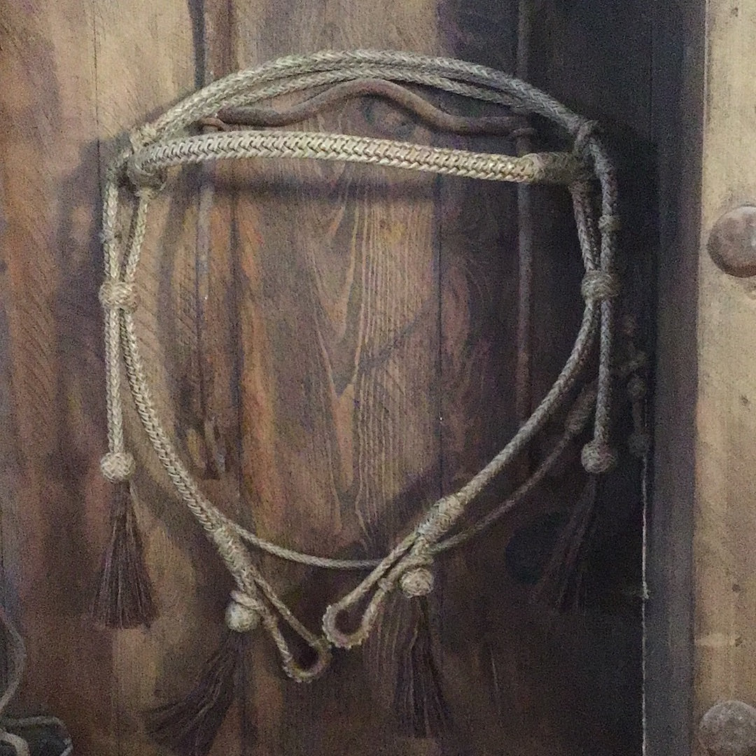 Irvine Browband  Headstall Complete Rawhide
